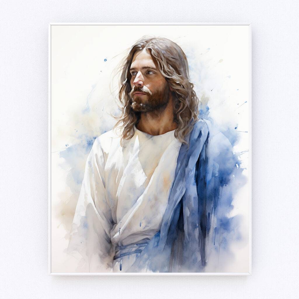 Jesus Christ Wall Art Portrait