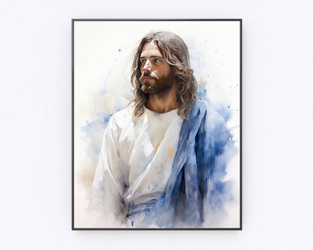 Jesus Christ Wall Art Portrait - Image 4