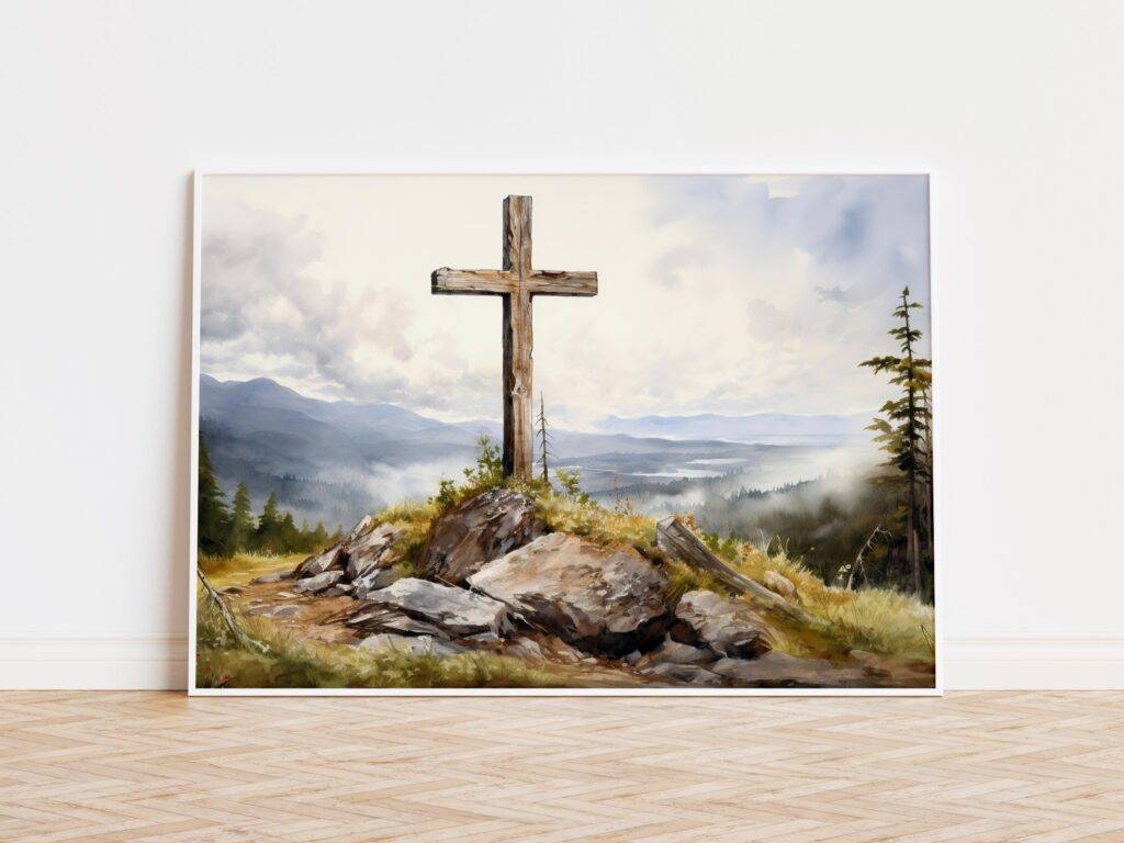 Christianity Cross Wall Art - Image 3
