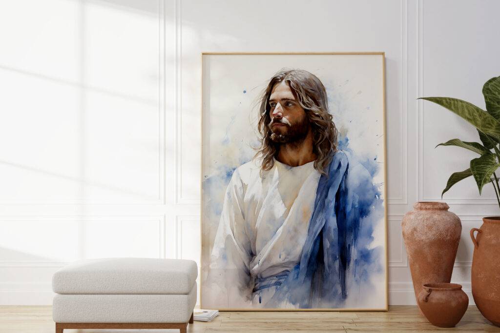 Jesus Christ Wall Art Portrait - Image 2