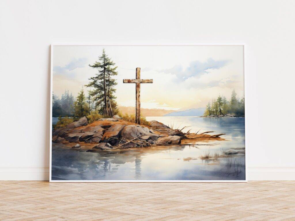 Christianity Cross Wall Art - Image 3