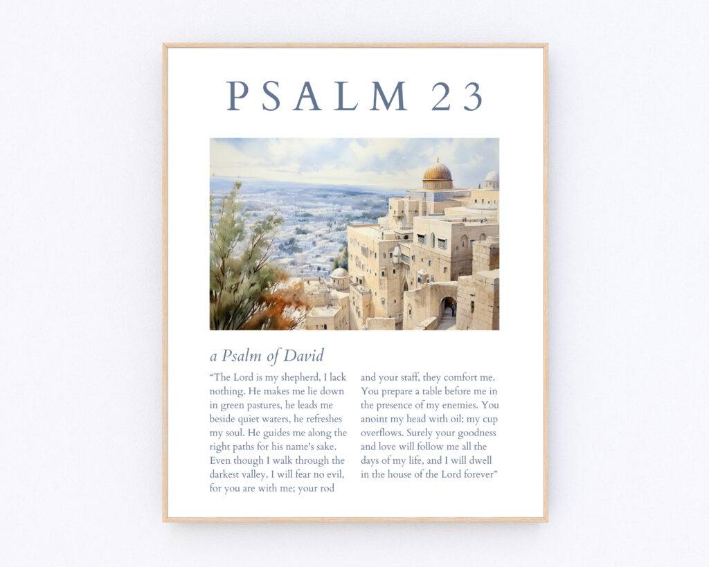 Psalm 23 Wall Art - Image 5