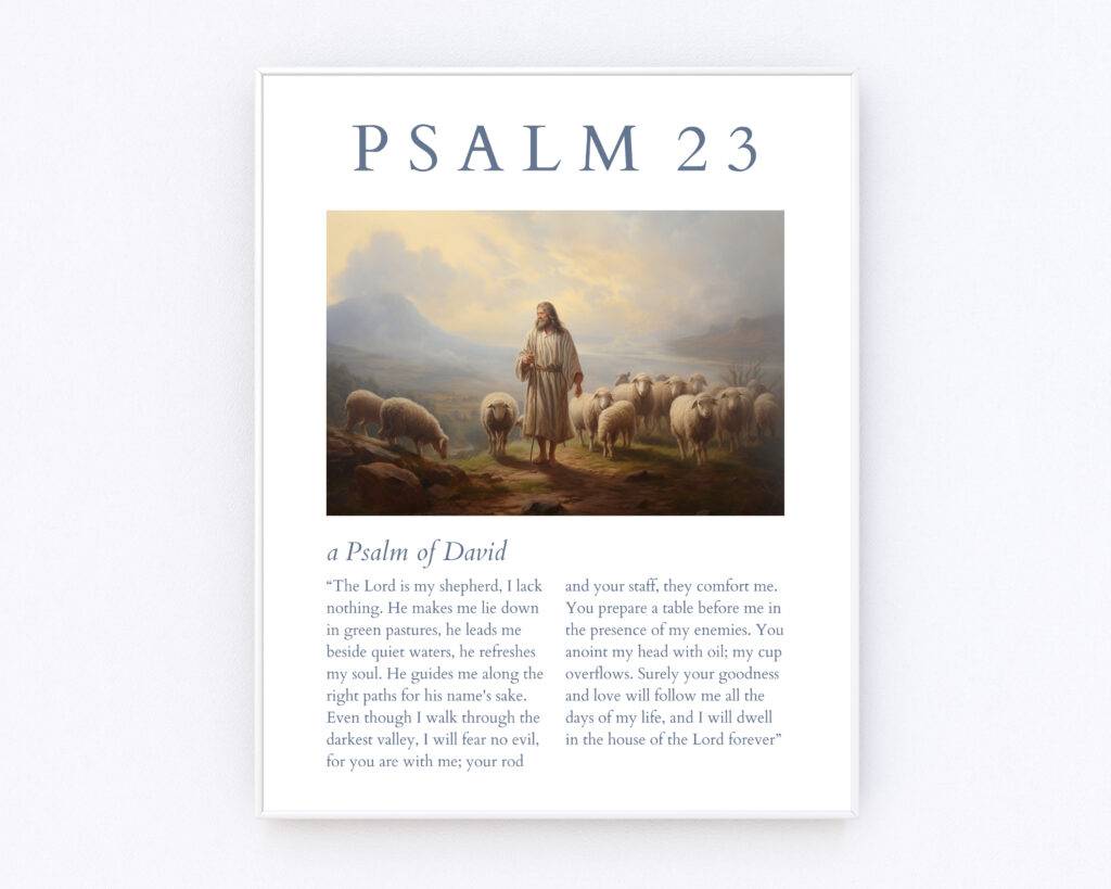 Psalm 23 Wall Art - Image 4
