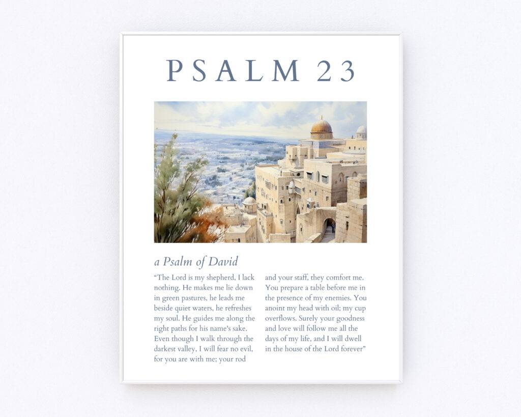 Psalm 23 Wall Art - Image 4