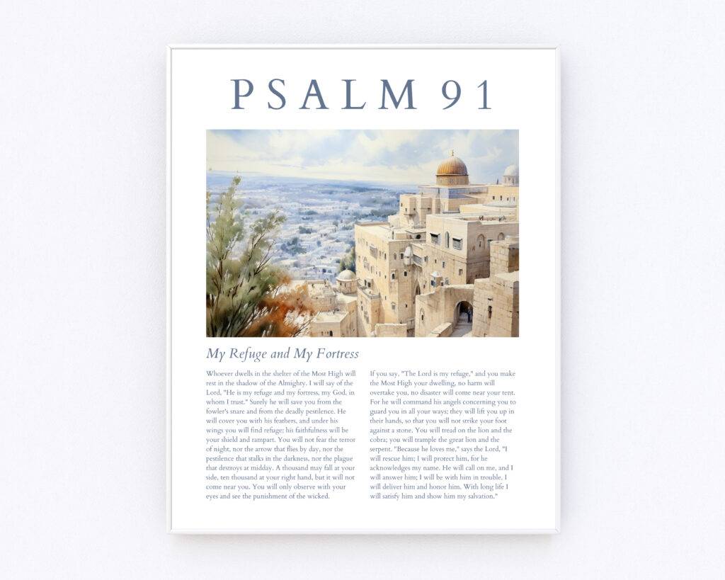 Psalm 91 Wall Art - Image 4