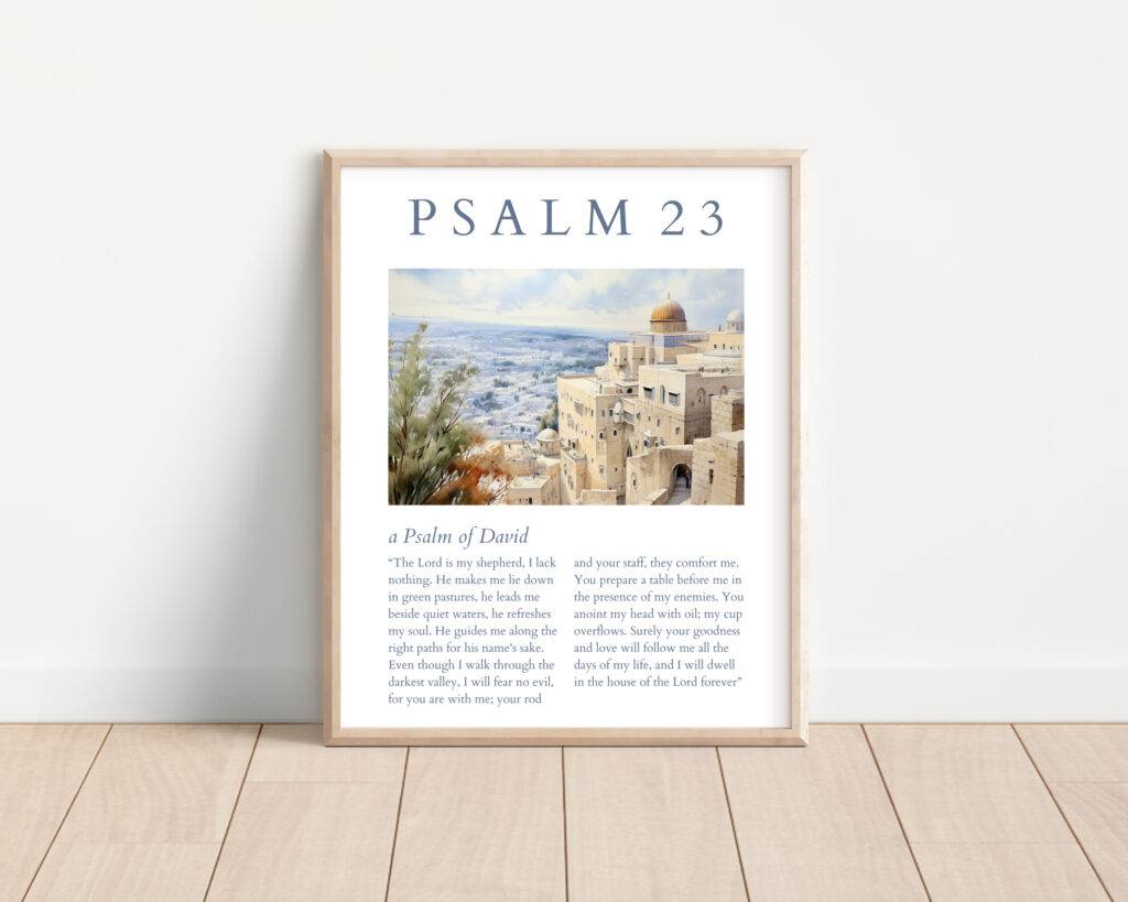 Psalm 23 Wall Art - Image 3