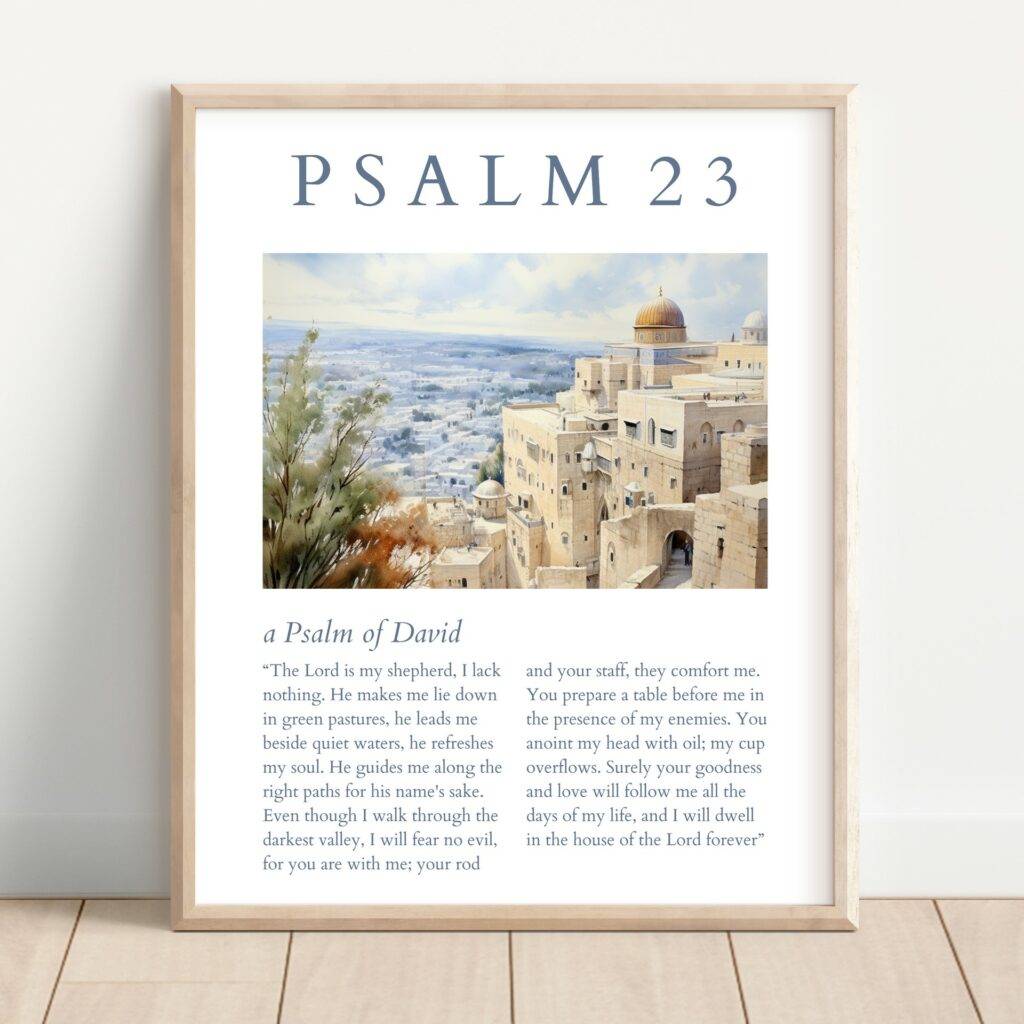 Psalm 23 Wall Art
