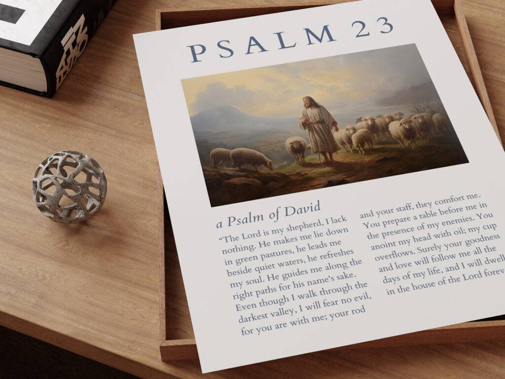 Psalm 23 Wall Art - Image 3