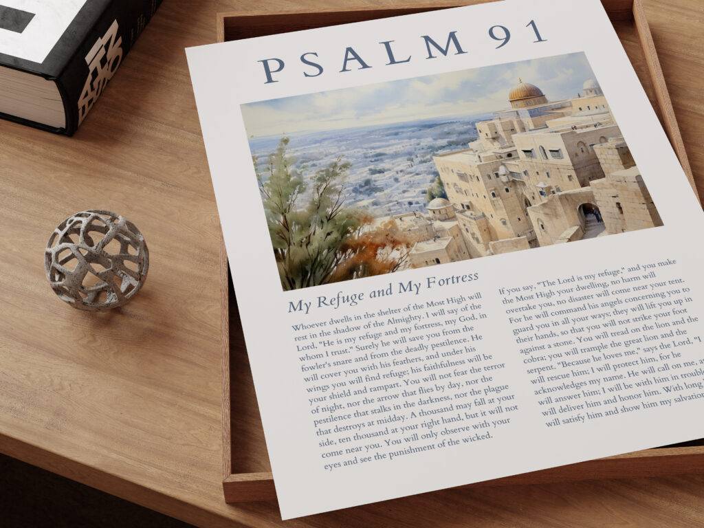 Psalm 91 Wall Art - Image 3