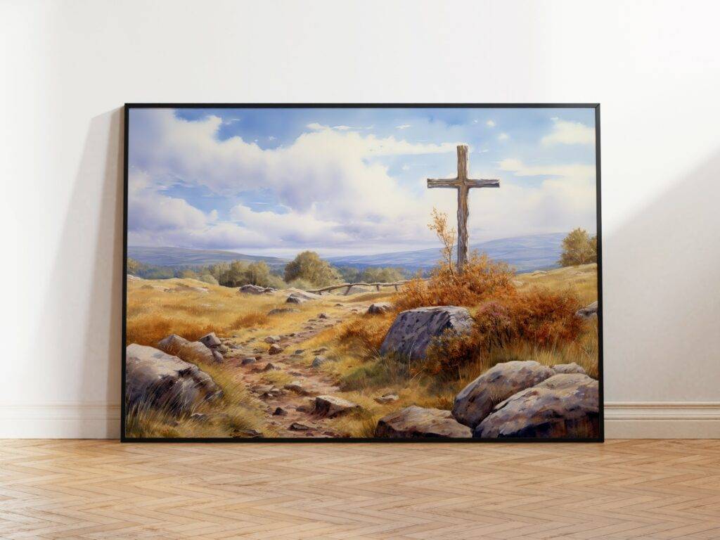 Christianity Cross Wall Art - Image 2