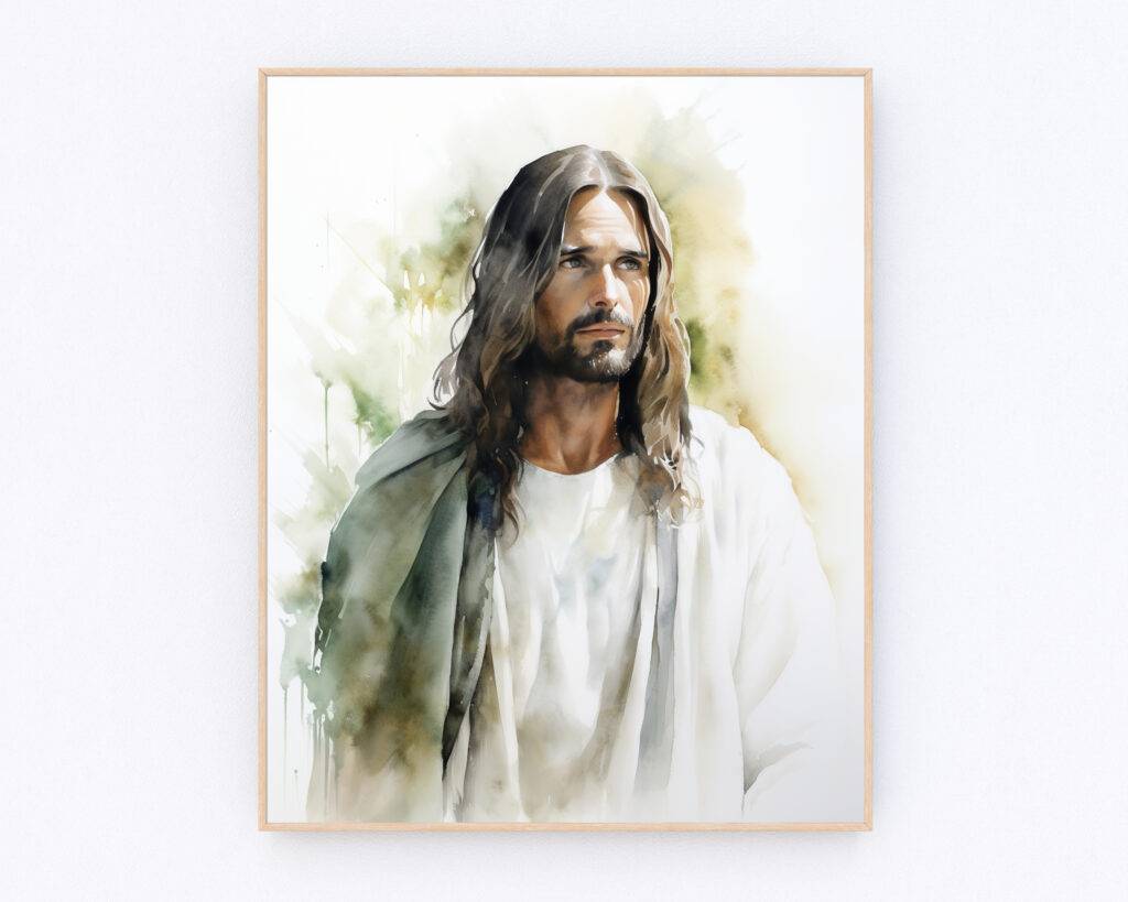 Jesus Christ Wall Art Portrait - Image 4