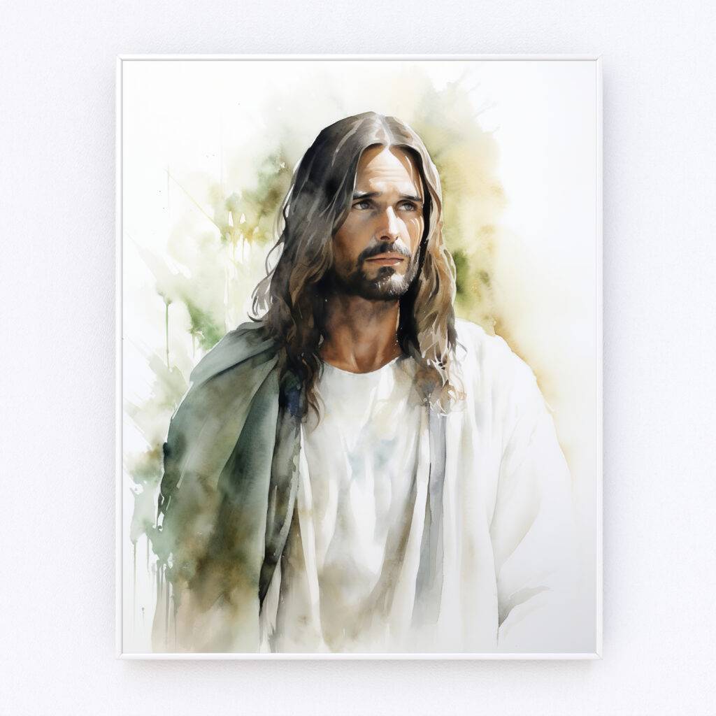 Jesus Christ Wall Art Portrait