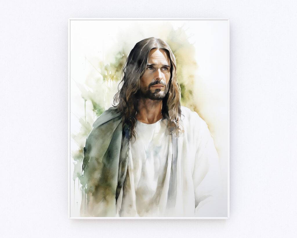 Jesus Christ Wall Art Portrait