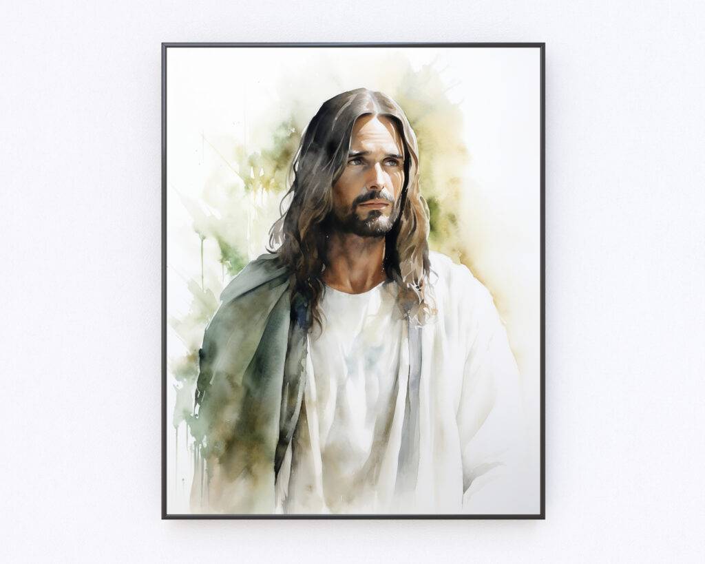 Jesus Christ Wall Art Portrait - Image 3
