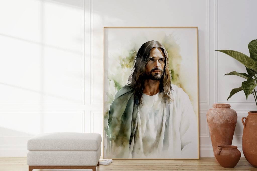 Jesus Christ Wall Art Portrait - Image 2