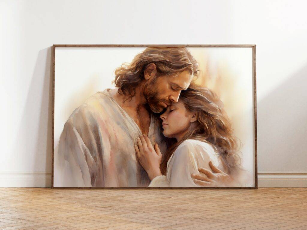 Jesus Christ Wall Art - Set of Four - Image 2