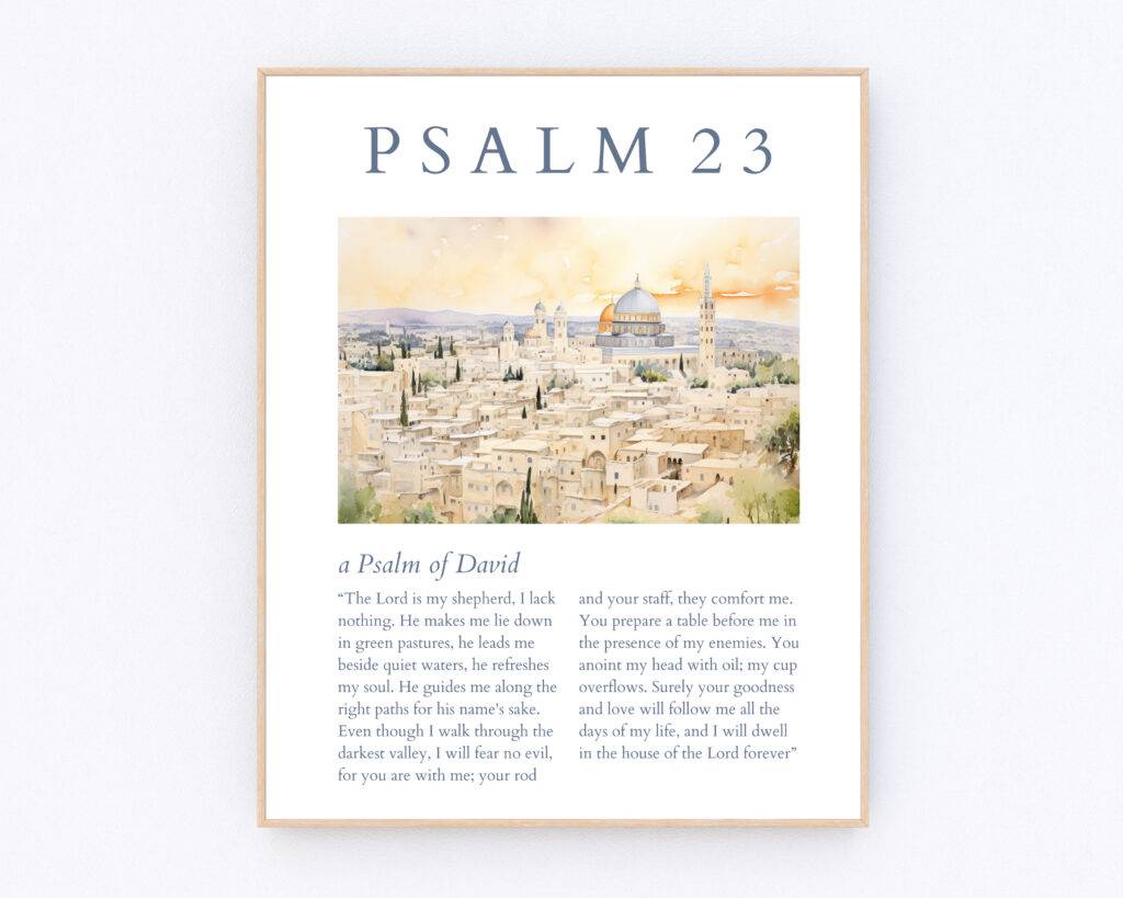 Psalm 23 Wall Art - Image 4