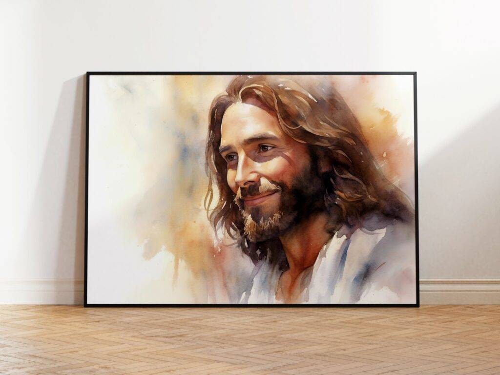 Jesus Christ Wall Art Portrait - Image 2