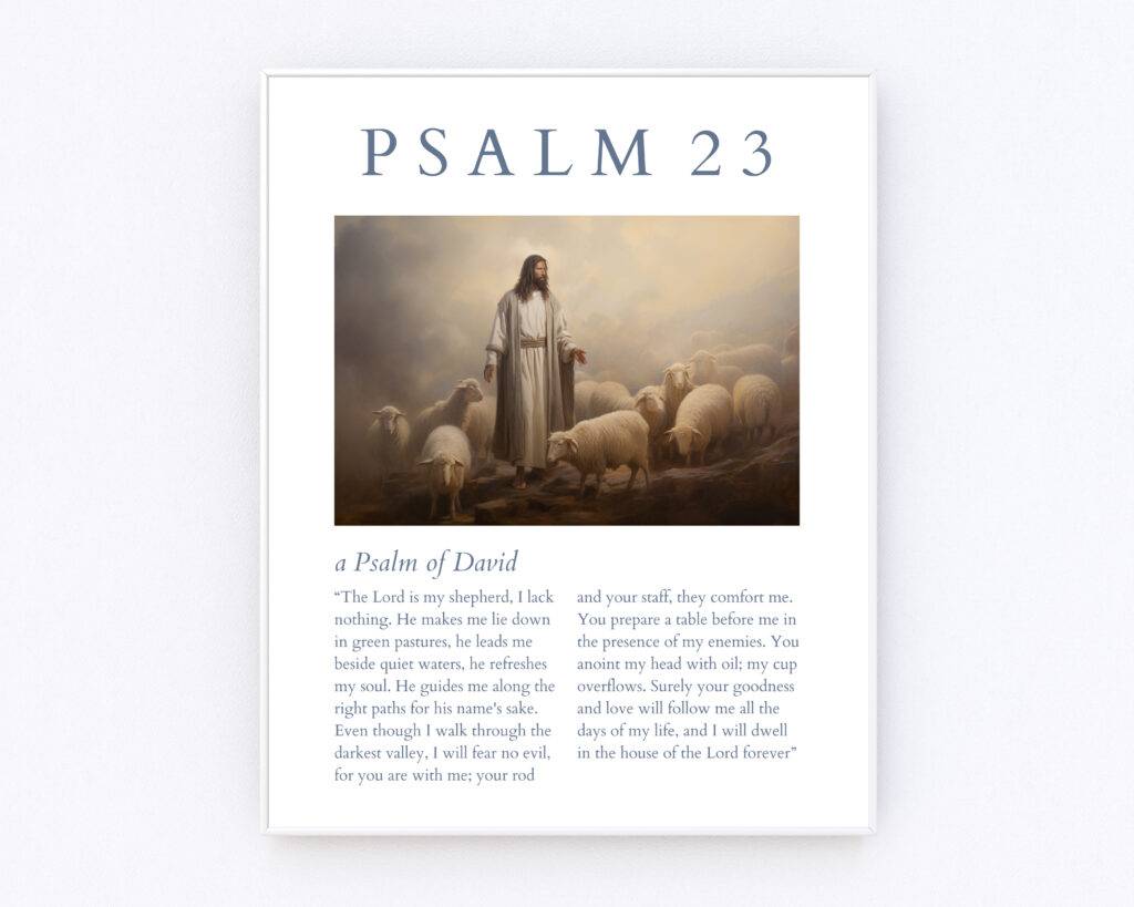 Psalm 23 Wall Art - Image 4