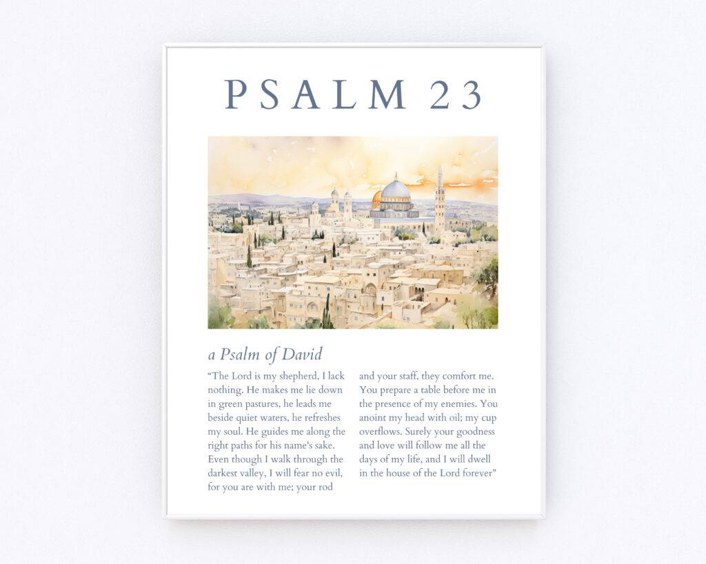Psalm 23 Wall Art - Image 3