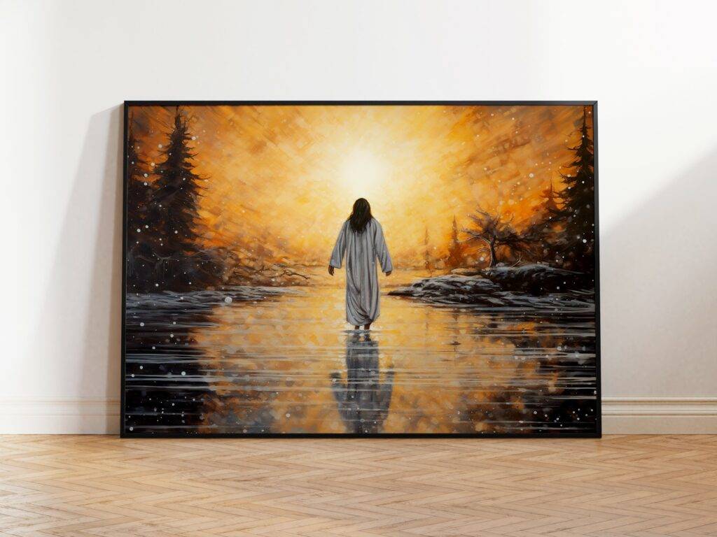 Jesus Walking on Water Wall Art - Image 2
