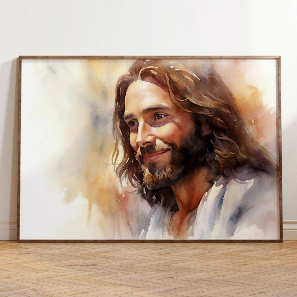 Jesus Christ Wall Art Portrait