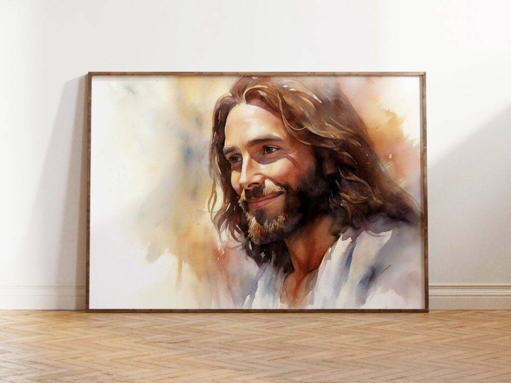Jesus Christ Wall Art Portrait