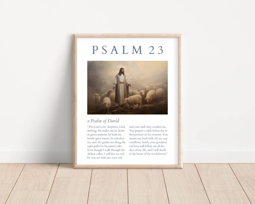 Psalm 23 Wall Art - Image 3
