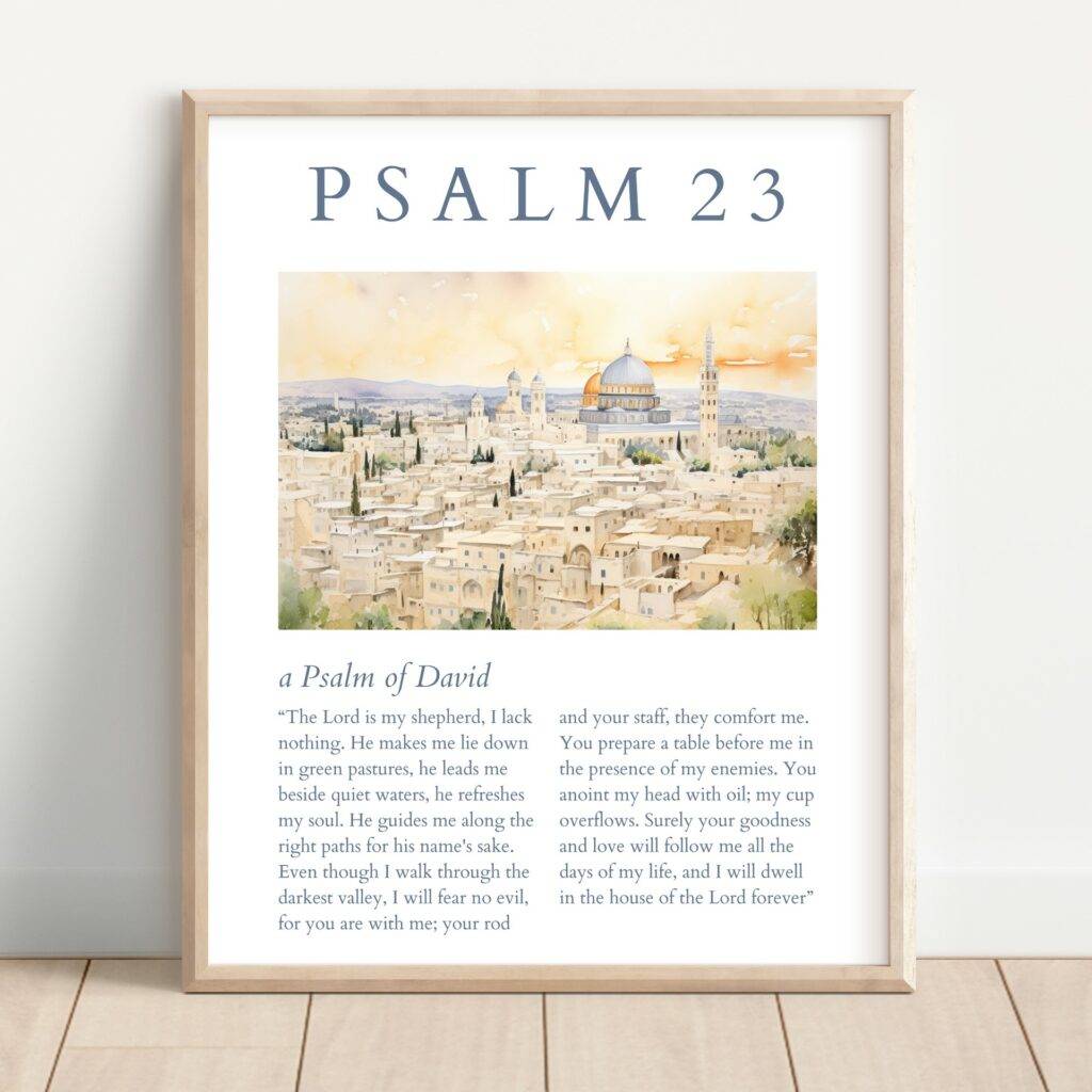 Psalm 23 Wall Art