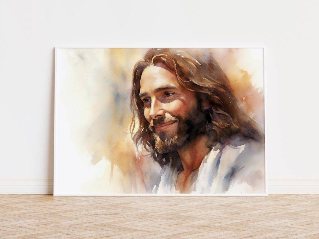 Jesus Christ Wall Art Portrait - Image 3