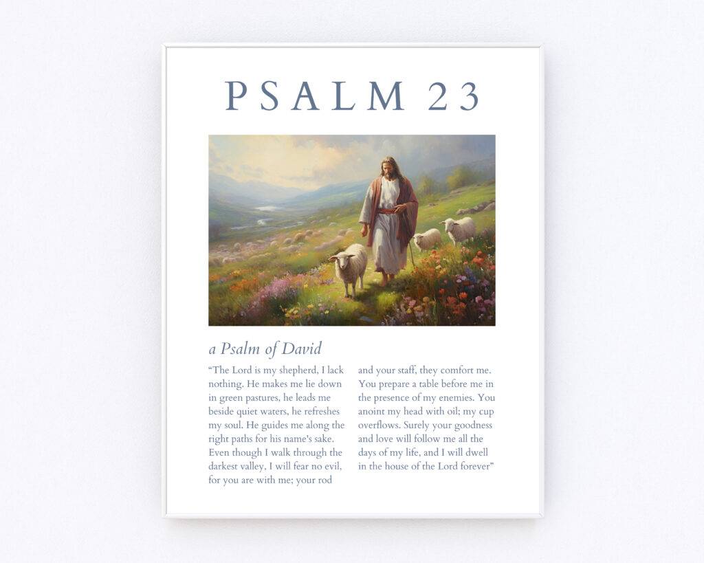 Psalm 23 The Good Shepherd - Image 4
