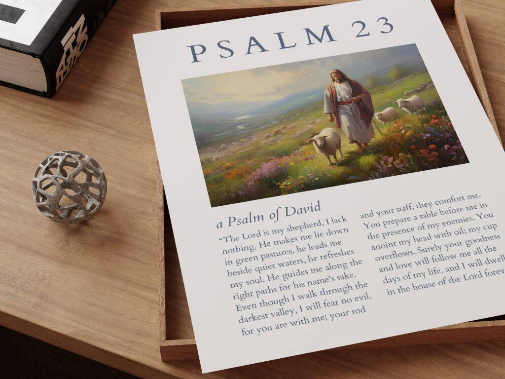 Psalm 23 The Good Shepherd - Image 2