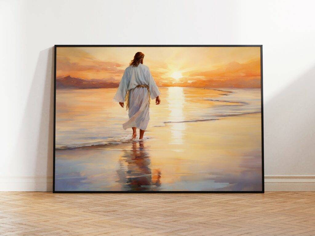 Jesus Walking on Water Wall Art - Image 2