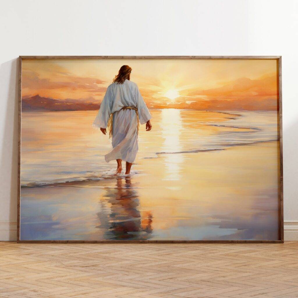 Jesus Walking on Water Wall Art