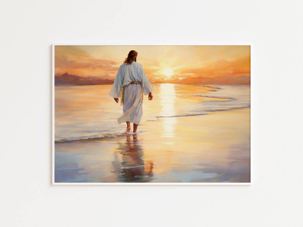 Jesus Walking on Water Wall Art - Image 3