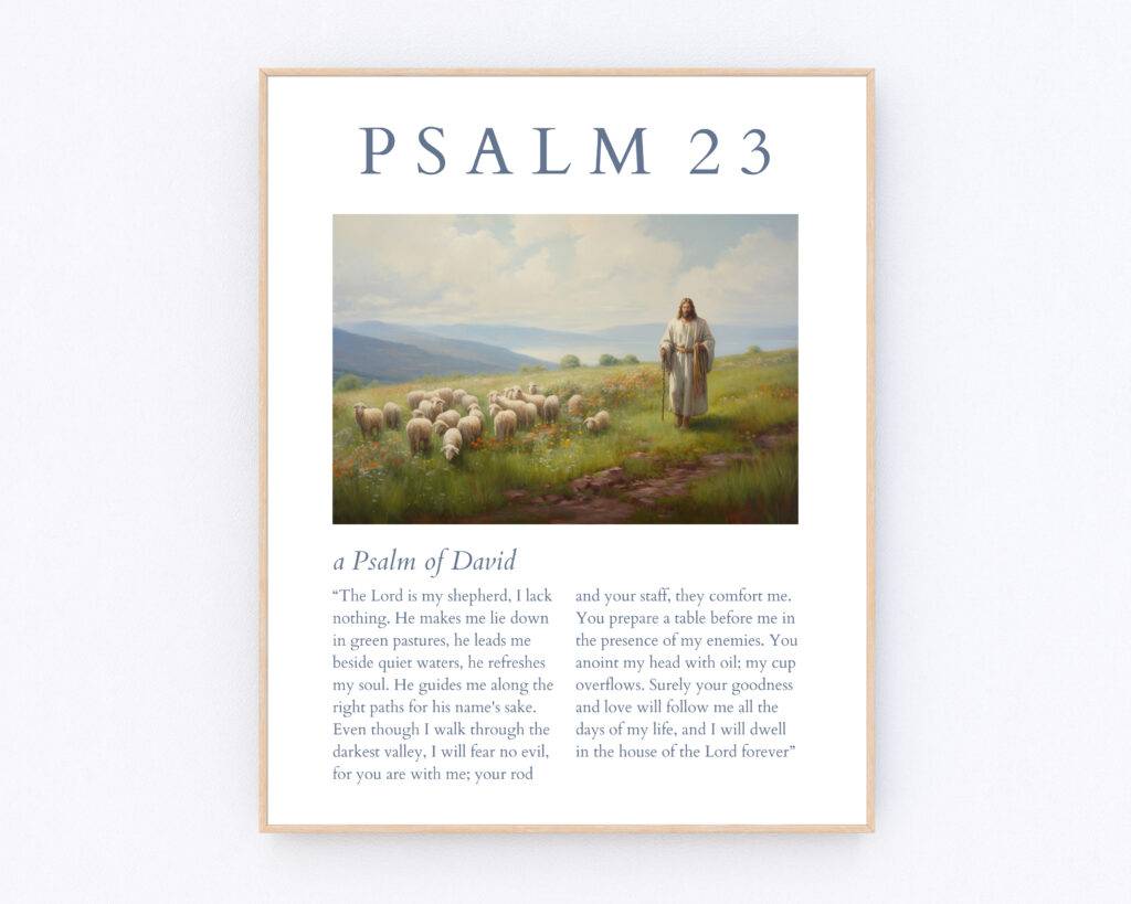 Psalm 23 The Good Shepherd - Image 5