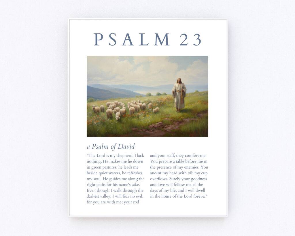 Psalm 23 The Good Shepherd - Image 4