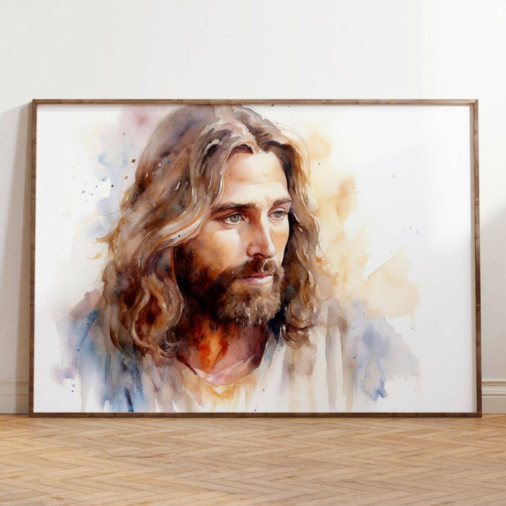 Jesus Christ Wall Art Portrait