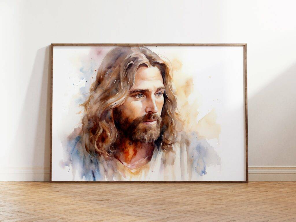 Jesus Christ Wall Art Portrait