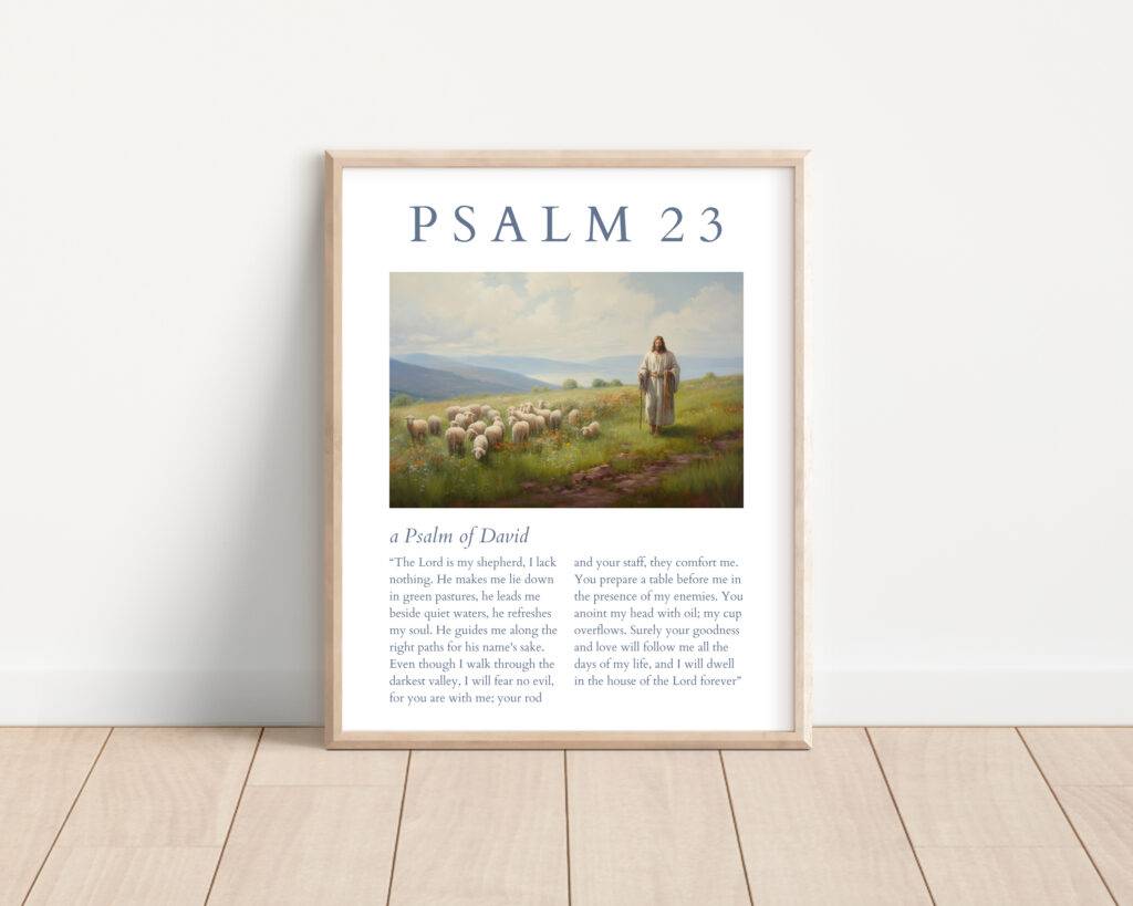 Psalm 23 The Good Shepherd - Image 3