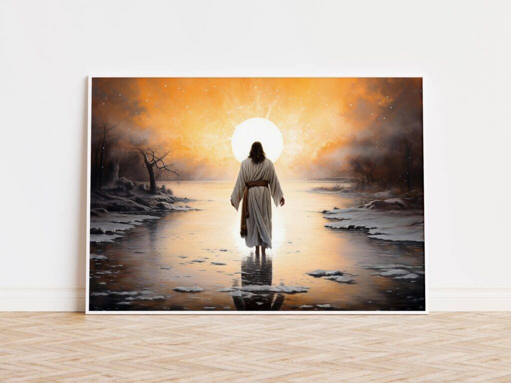 Jesus Walking on Water Wall Art - Image 3