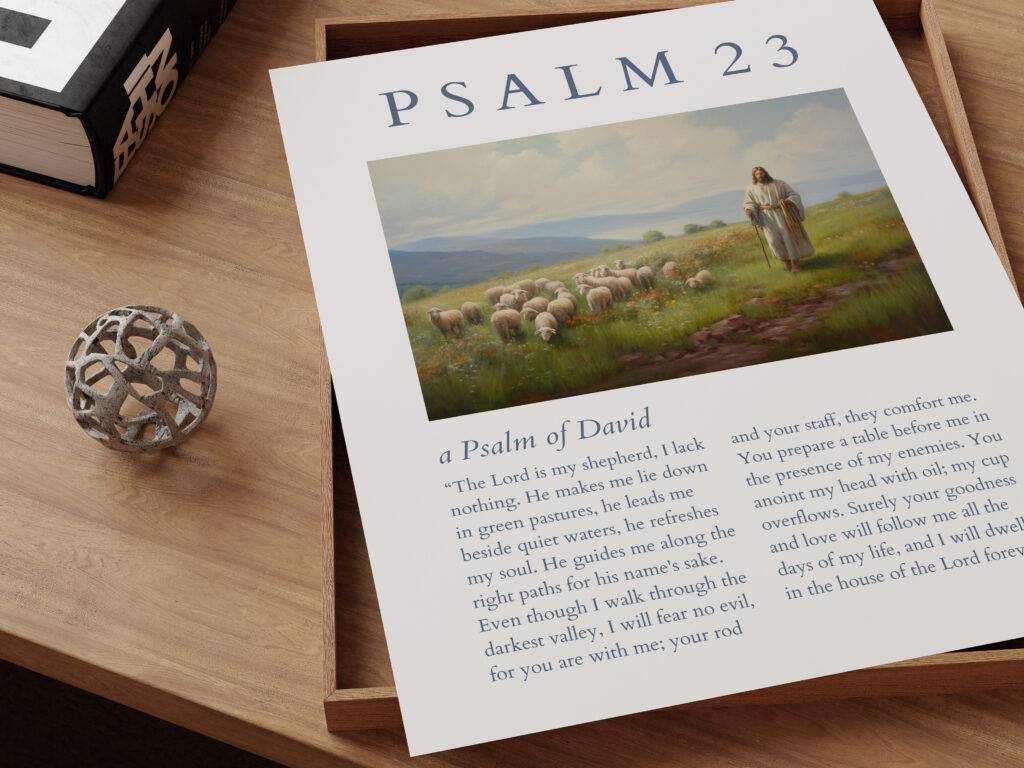 Psalm 23 The Good Shepherd - Image 2