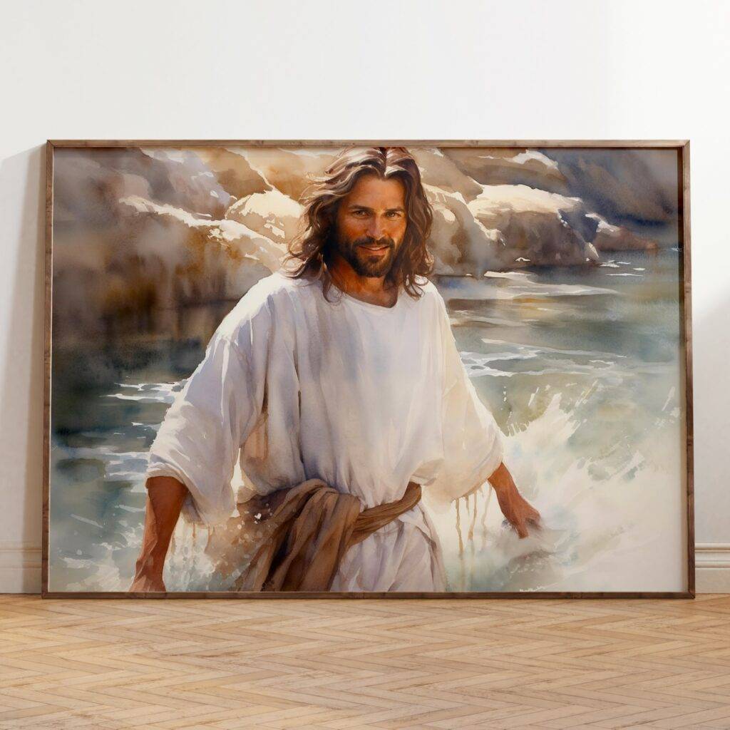 Jesus Walking on Water Wall Art