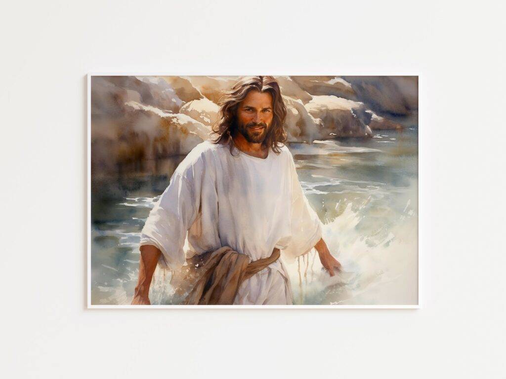 Jesus Walking on Water Wall Art - Image 3