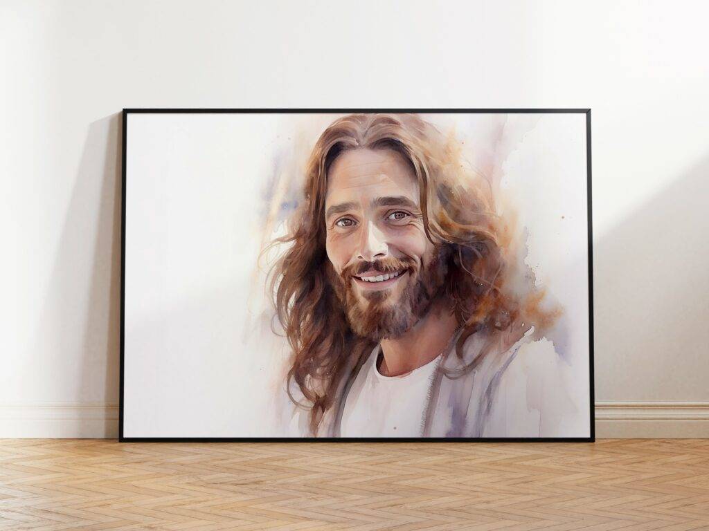Jesus Christ Wall Art Portrait - Image 3