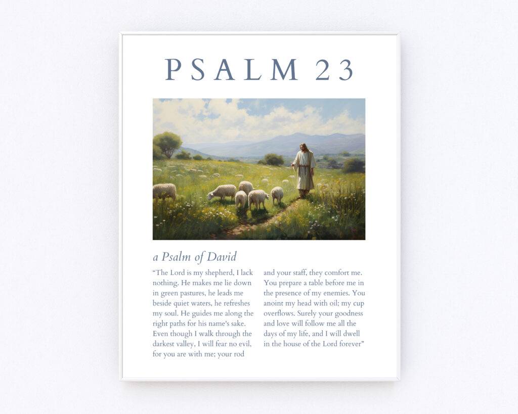 Psalm 23 The Good Shepherd - Image 4