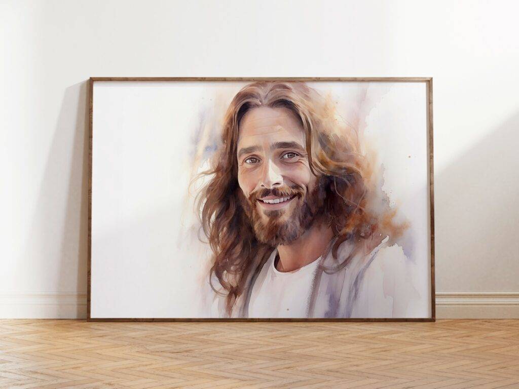 Jesus Christ Wall Art Portrait