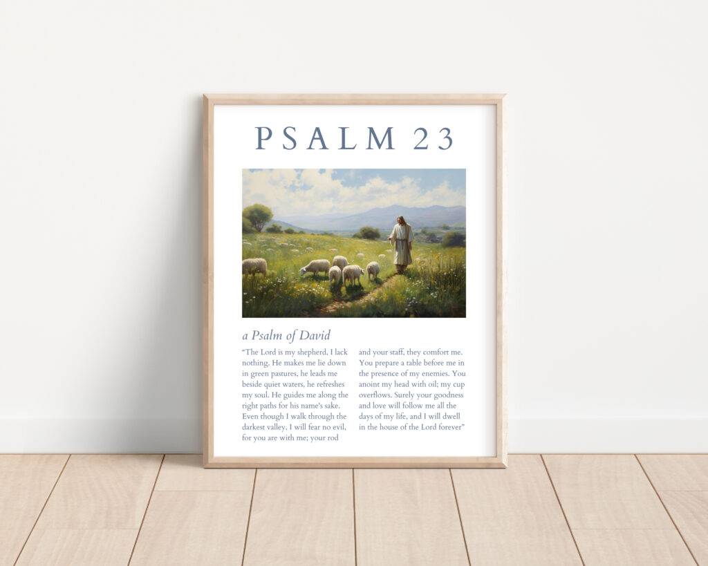 Psalm 23 The Good Shepherd - Image 3