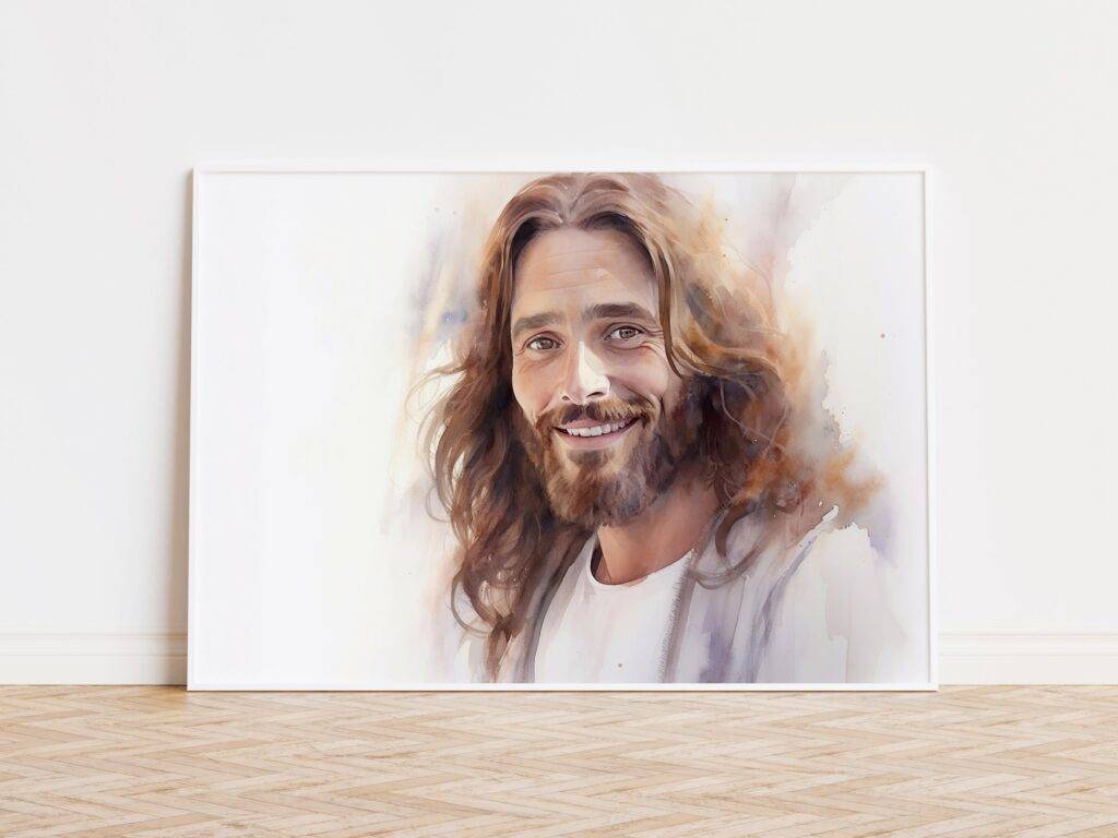 Jesus Christ Wall Art Portrait - Image 2