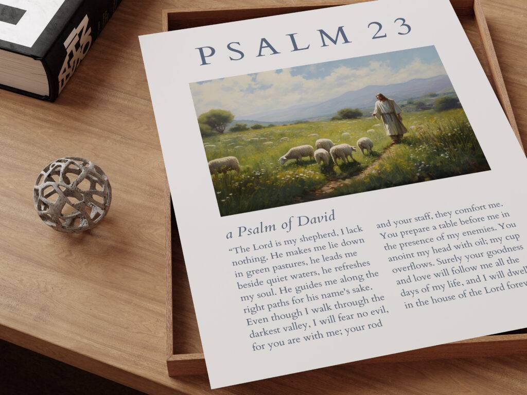 Psalm 23 The Good Shepherd - Image 2